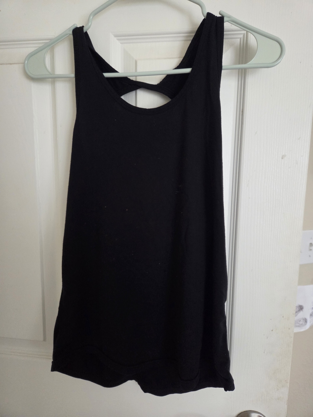 ZYIA Black Racerback Tank Top